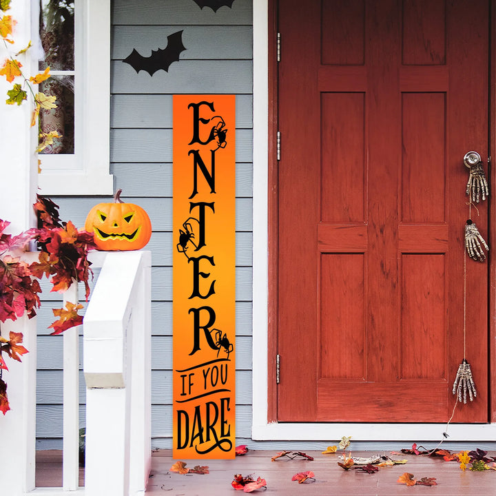 Mummy Halloween Porch Sign - iCustomLabel