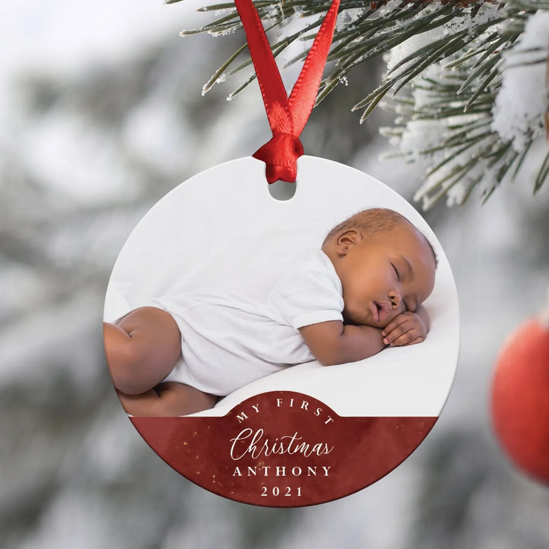 My First Christmas Ornament - iCustomLabel