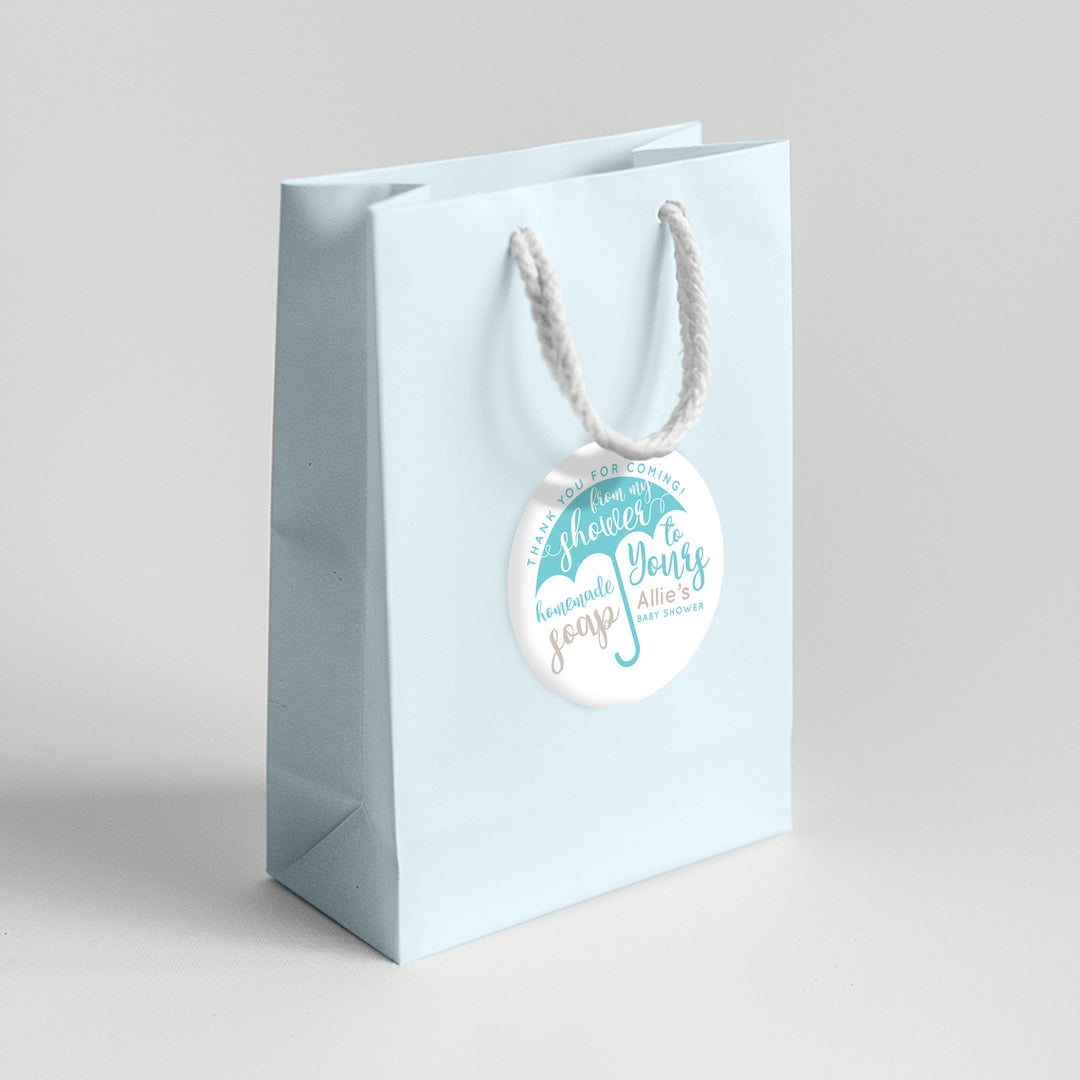 My Shower to Yours Baby Shower Favor Labels - iCustomLabel