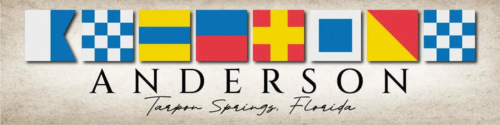 Nautical Flag Sign Decor Wall Art - iCustomLabel