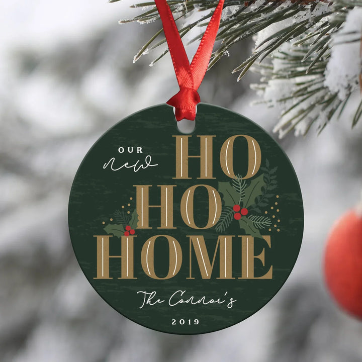 New Ho Ho Home Christmas Ornament