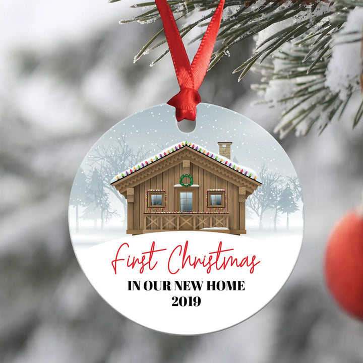 New Home First Christmas Ornament