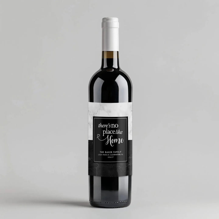 No Place Like Home Wine Label - iCustomLabel