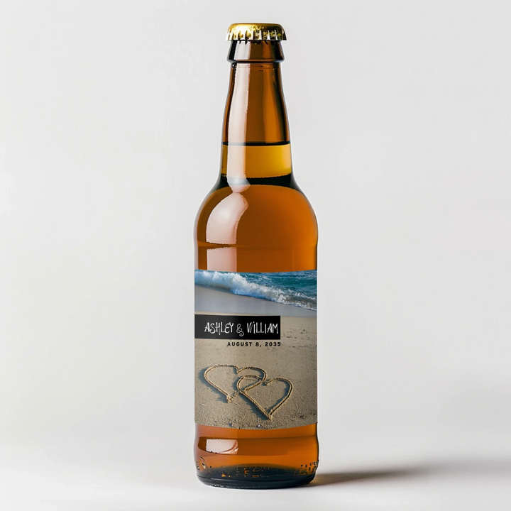 Ocean Hearts Beer Label