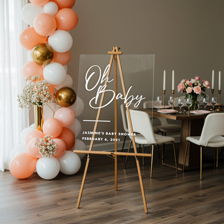 Oh Baby Shower Sign - iCustomLabel