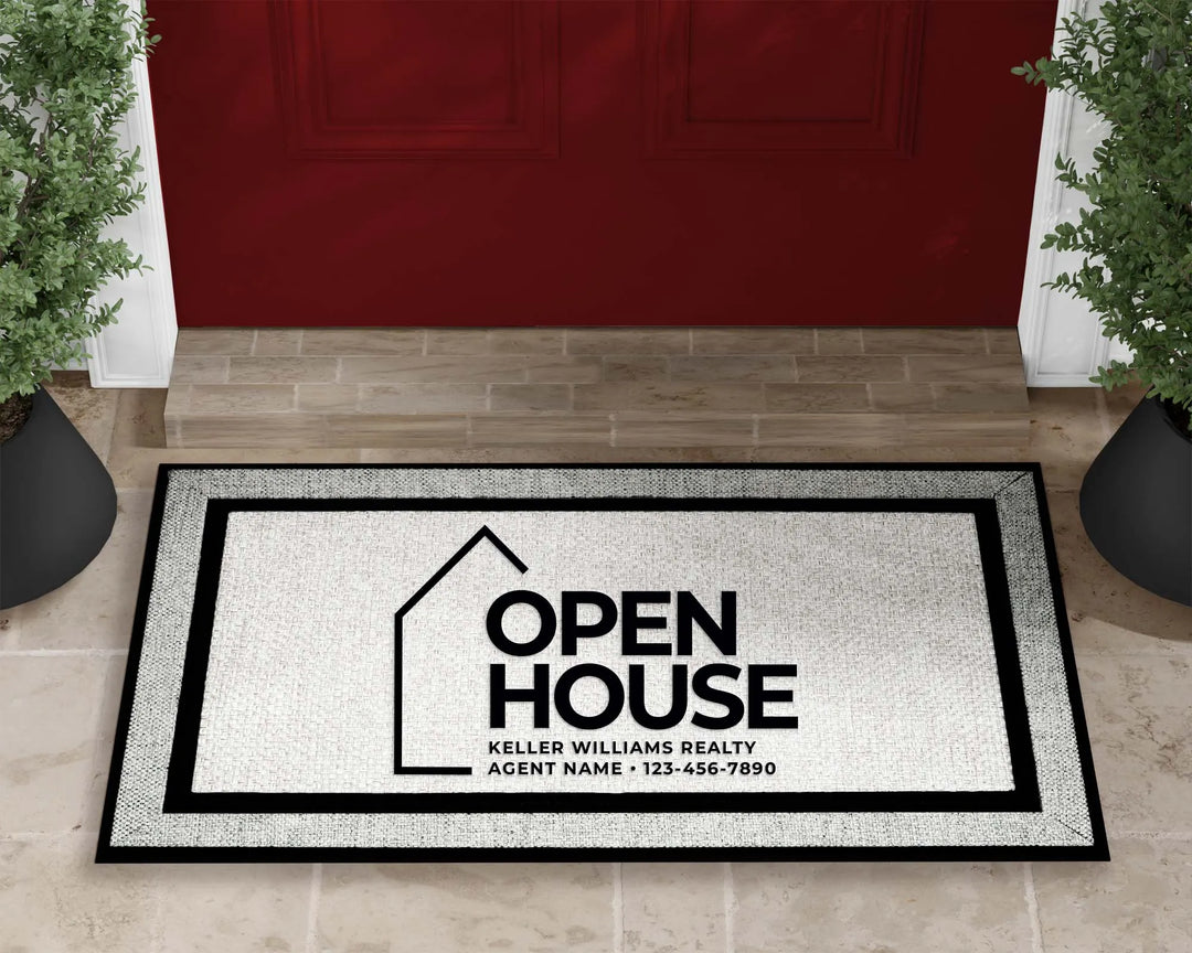 Open House Welcome Mat - iCustomLabel