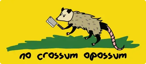 Opossum Gadsden Flag Magnet Bumper Sticker - iCustomLabel