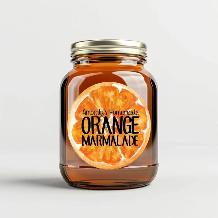 Orange Marmalade Canning Label - iCustomLabel