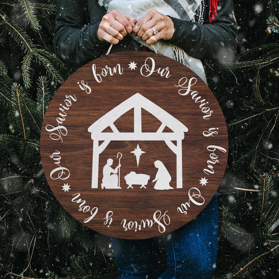 Our Savior Christmas Door Decorations - iCustomLabel