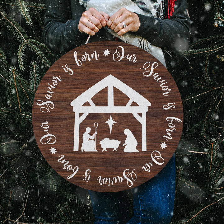 Our Savior Christmas Door Decorations - iCustomLabel