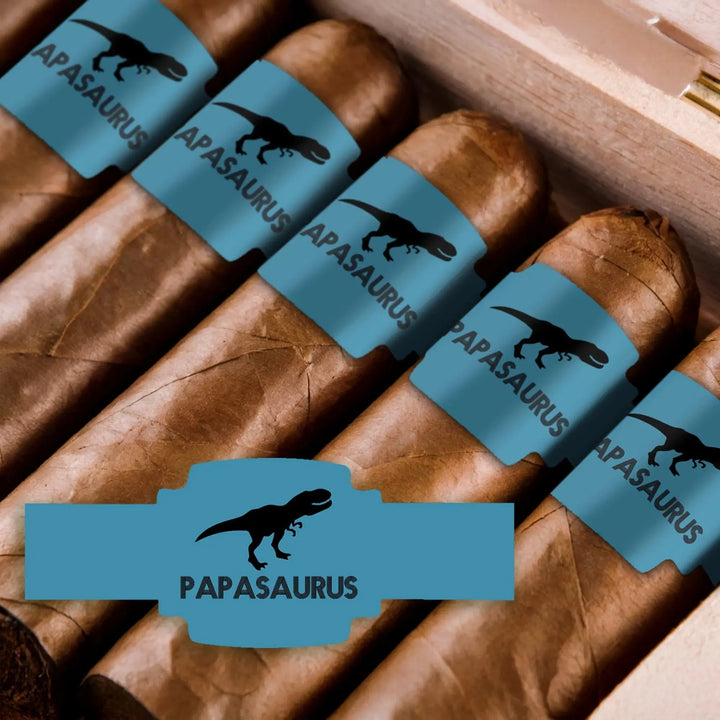 Papasaurus Cigar Bands - iCustomLabel