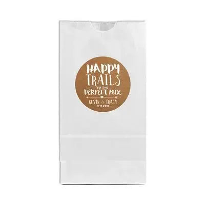 Paper Happy Trails Favor Labels - iCustomLabel