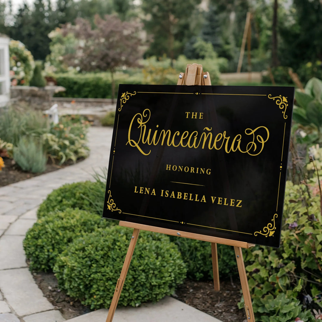 Paradizo Quinceanera Sign - iCustomLabel