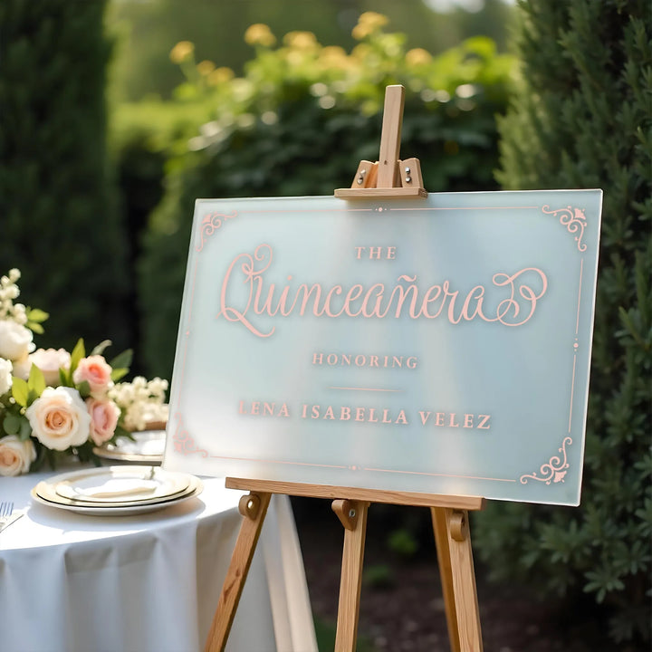 Paradizo Quinceanera Sign - iCustomLabel
