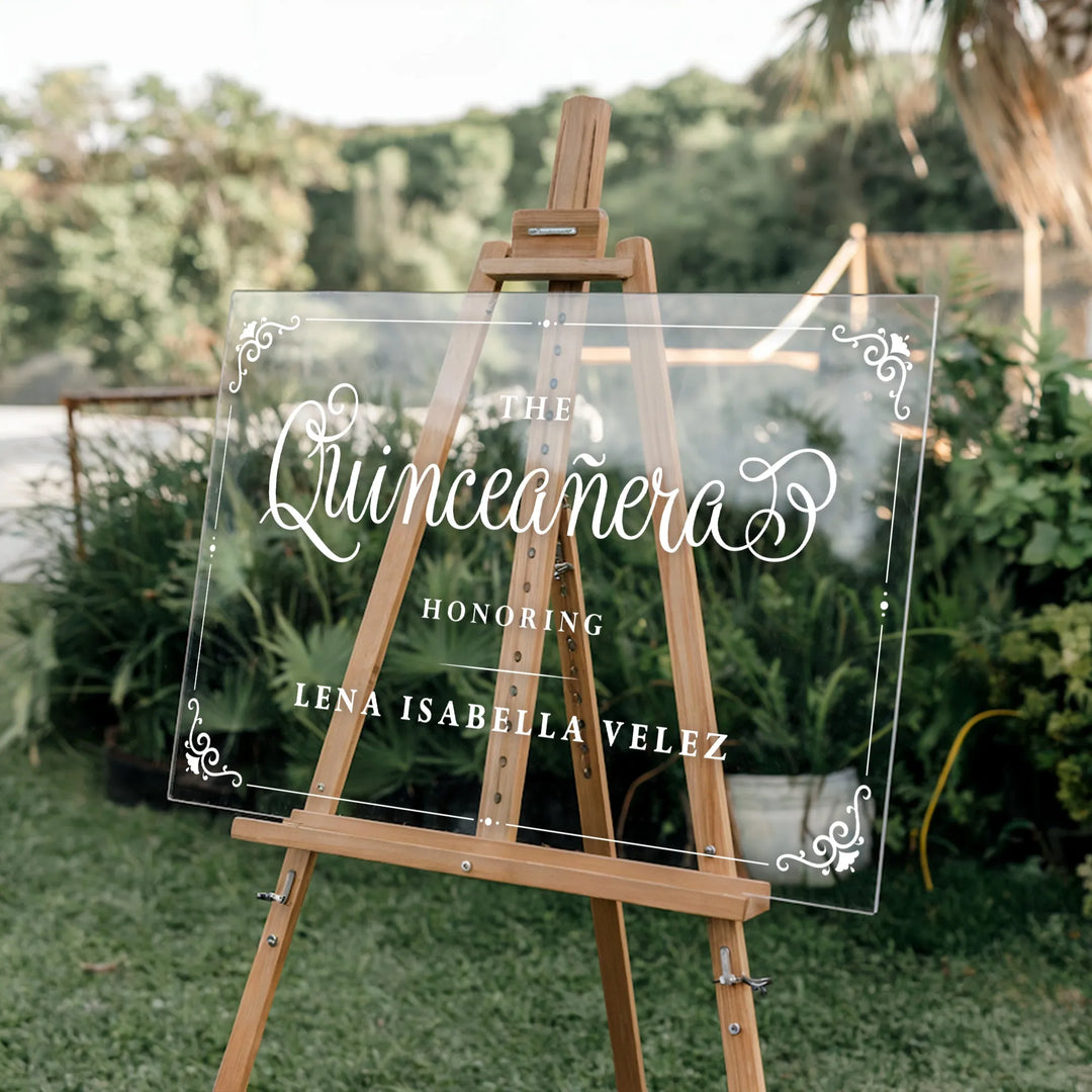Paradizo Quinceanera Sign - iCustomLabel