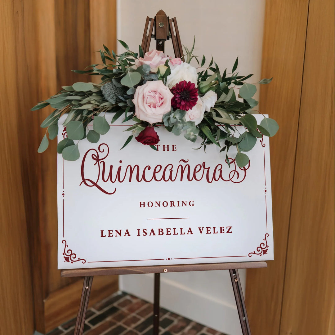Paradizo Quinceanera Sign - iCustomLabel