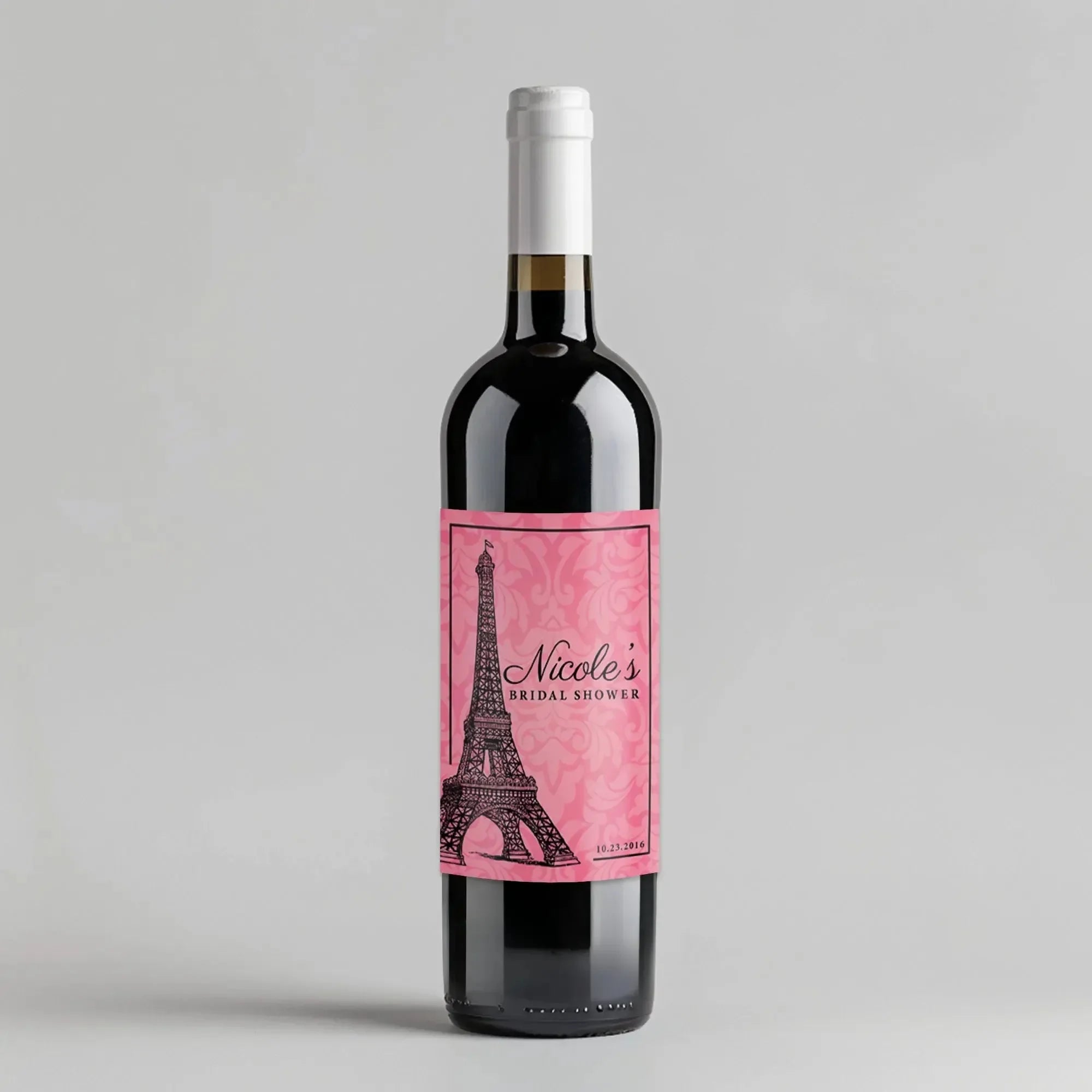 Paris Wine Label | Eiffel Tower Decor – iCustomLabel