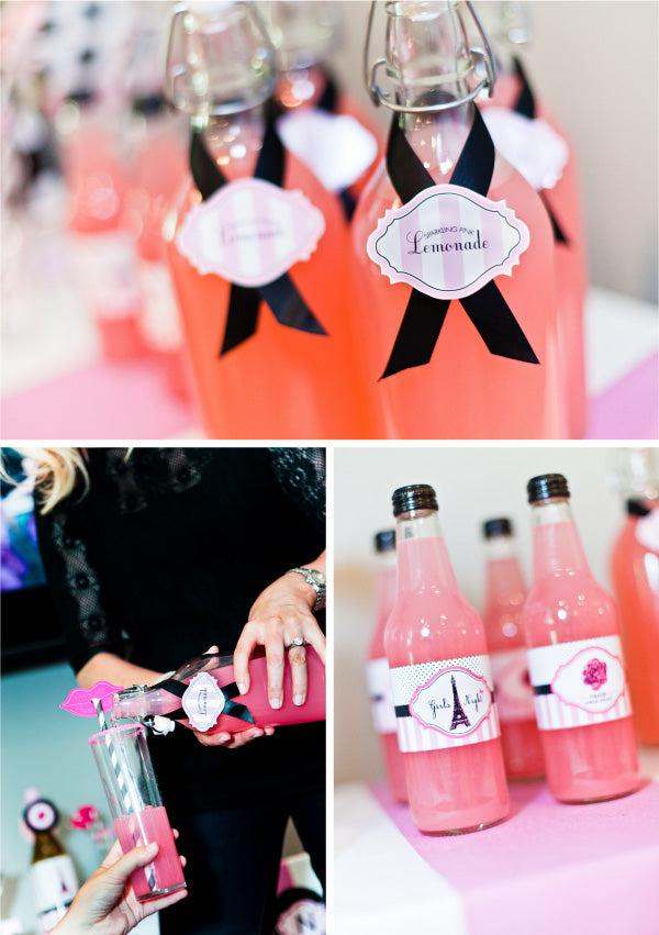 parisian-themed-girls-night-in-drink-labels