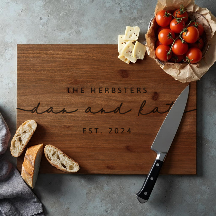 Partners Established Cutting Board - iCustomLabel