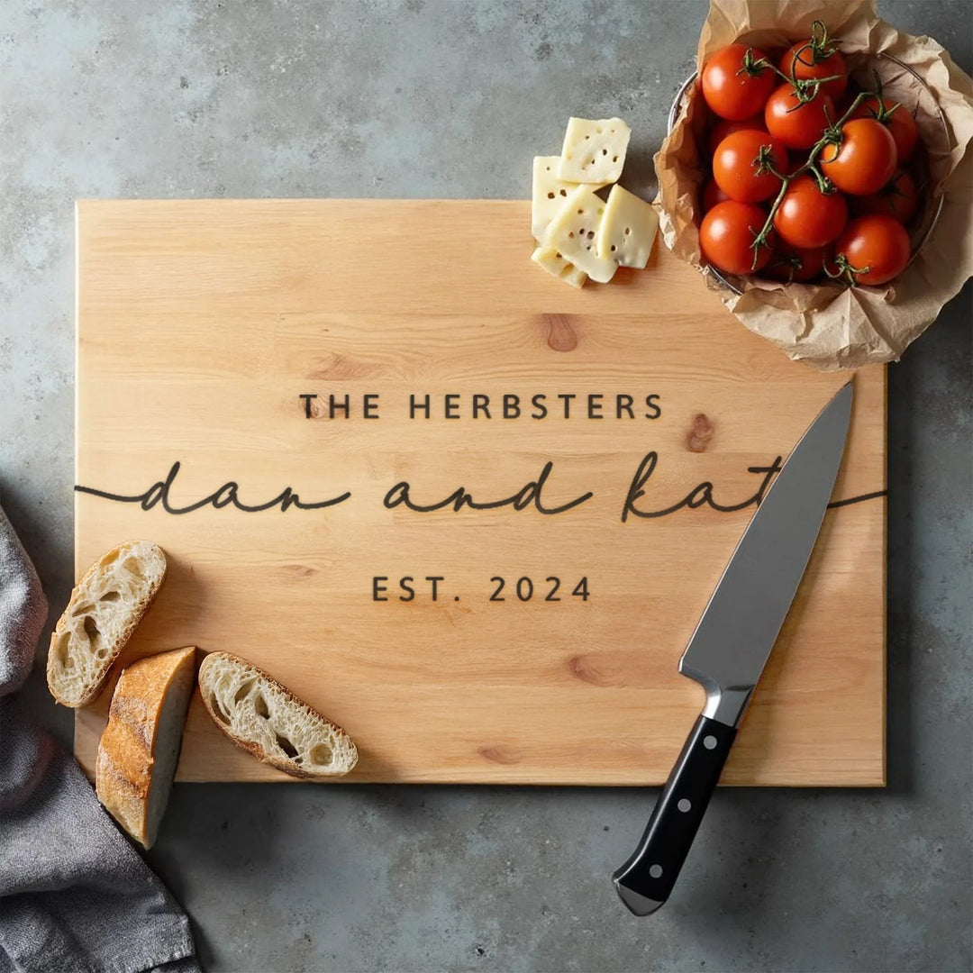 Partners Established Cutting Board - iCustomLabel