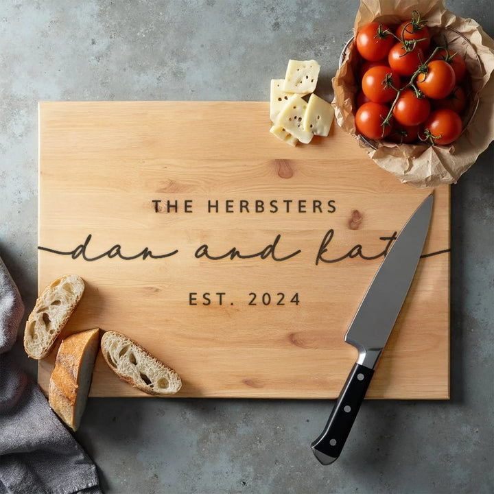 Partners Established Cutting Board - iCustomLabel