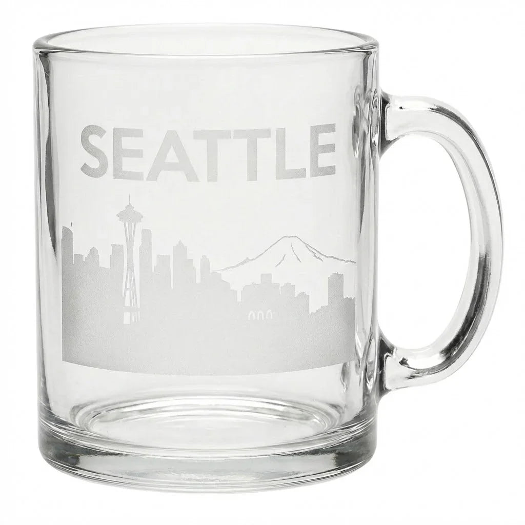 Personalized Glass Coffee Mug