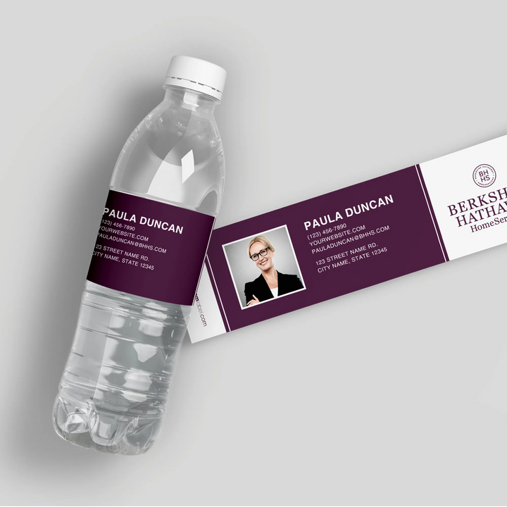 Photo Berkshire Hathaway Water Bottle Labels - iCustomLabel
