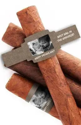 Photo Dad Fathers Day Cigar Bands - iCustomLabel