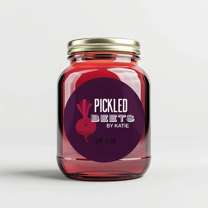 Pickled Beets Canning Labels - iCustomLabel