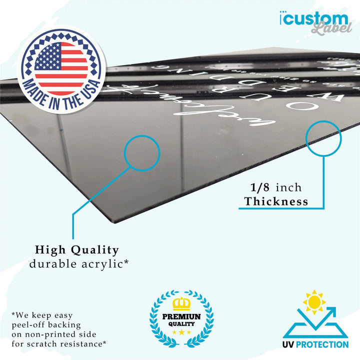 Pics Or It Didn't Happen Wedding Table Sign - iCustomLabel