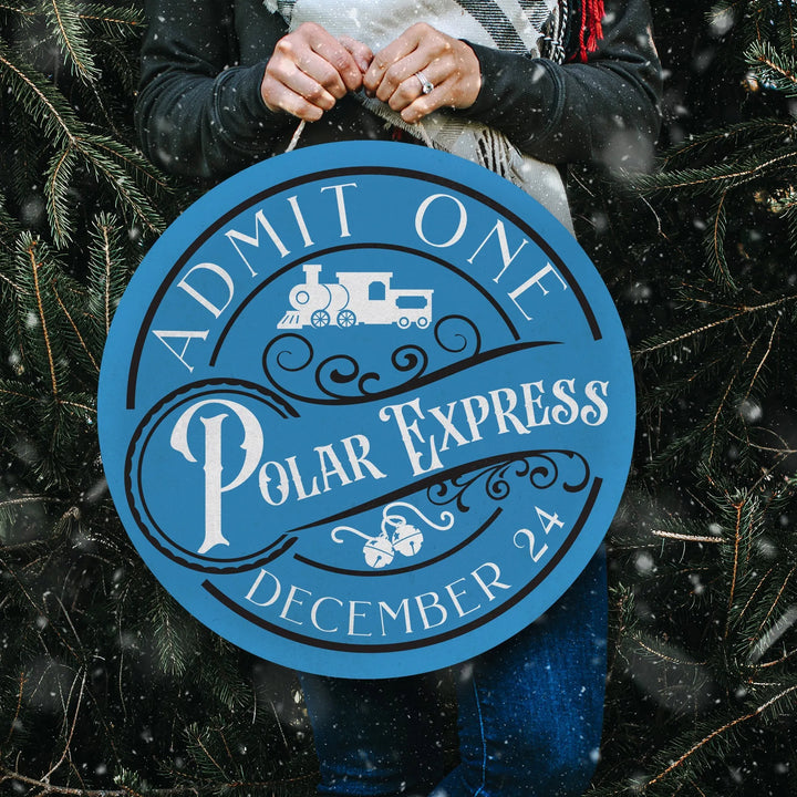 Polar Express Christmas Door Decorations - iCustomLabel