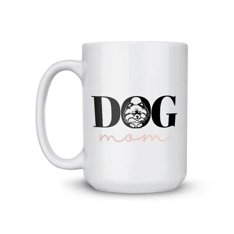 Pomeranian Mom Dog Coffee Mug - iCustomLabel