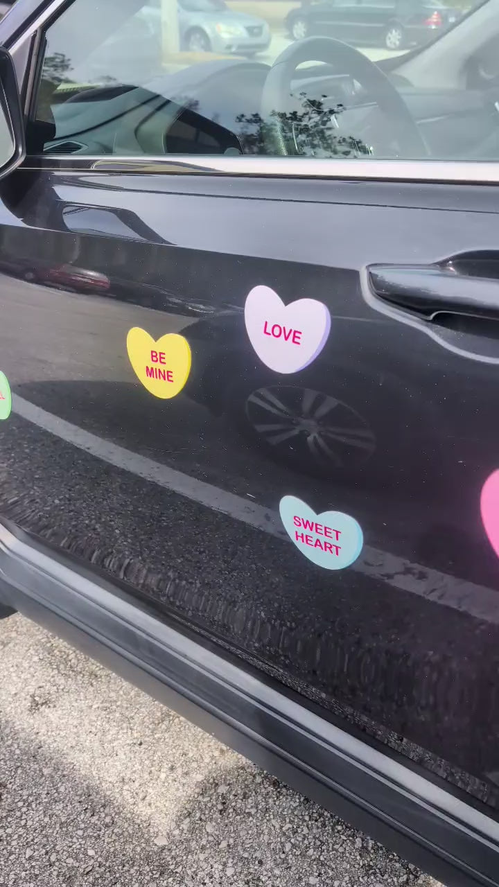 Hearts Car Magnets