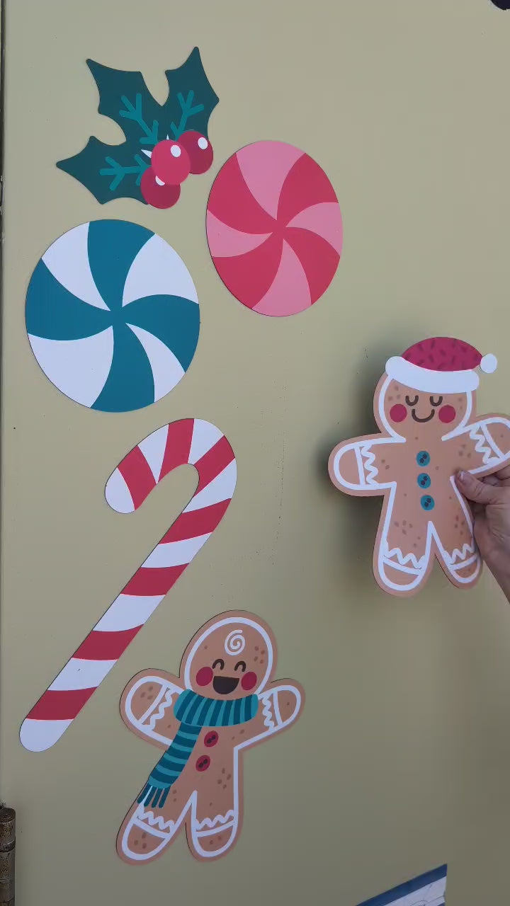 Sweets Garage Christmas Magnets