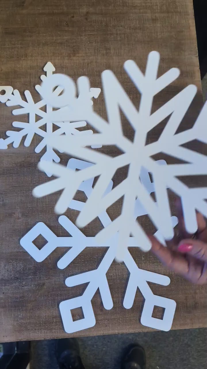 Hanging Snowflakes