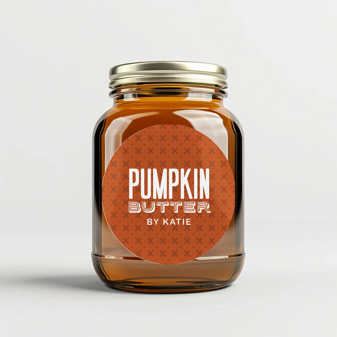 Pumpkin Butter Canning Labels - iCustomLabel