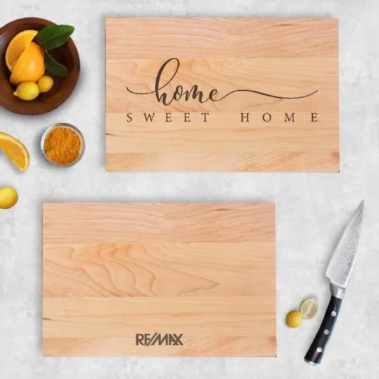 Real Estate Gift Cutting Board - iCustomLabel