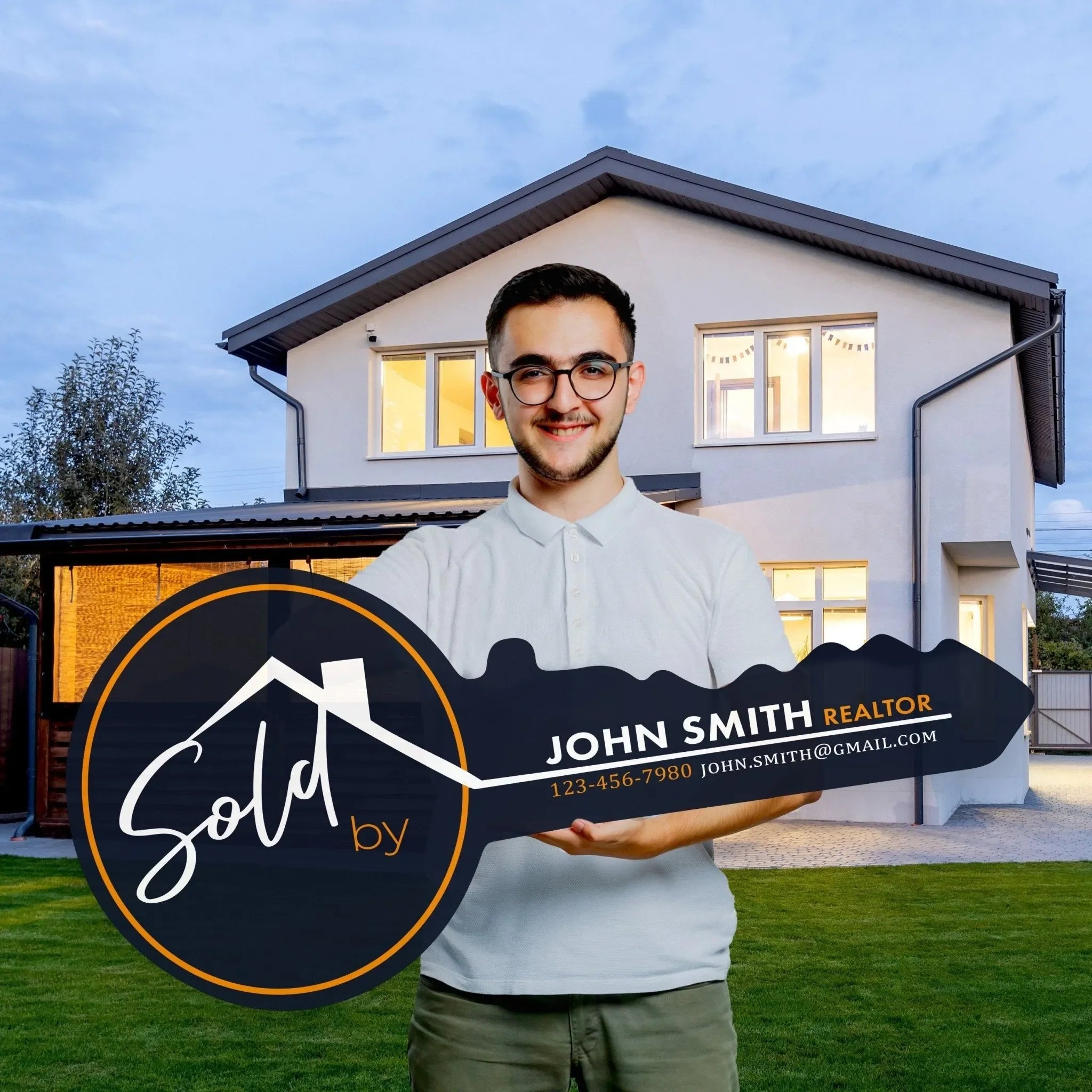 Rectagle Realtor Key Realtor Key Prop | Agent Branding – iCustomLabel