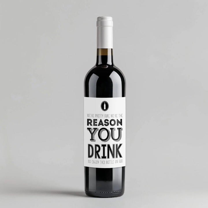 Reason You Drink White Wine Label - iCustomLabel