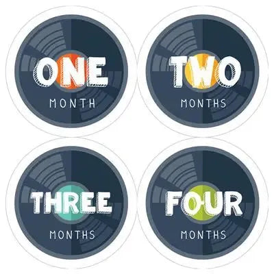 Records Baby Month Stickers - iCustomLabel