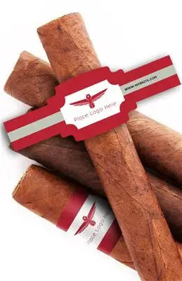 Red Eagle Logo Business Cigar Bands - iCustomLabel