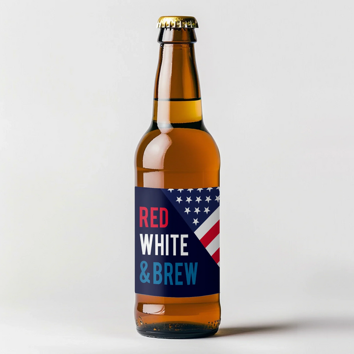 red-white-brew-beer-label-icustomlabel-1 - iCustomLabel