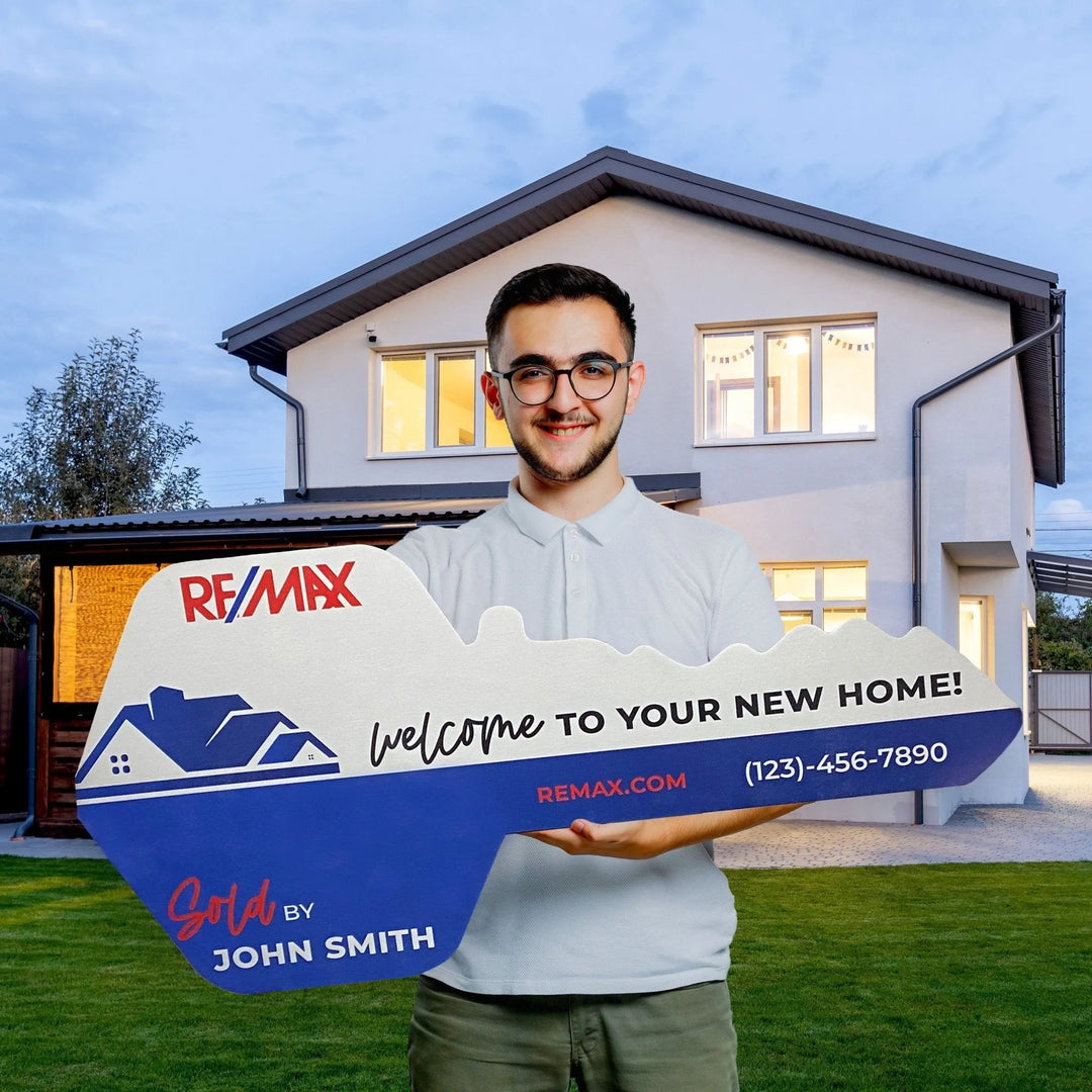 Remax Realtor Key Sign - iCustomLabel