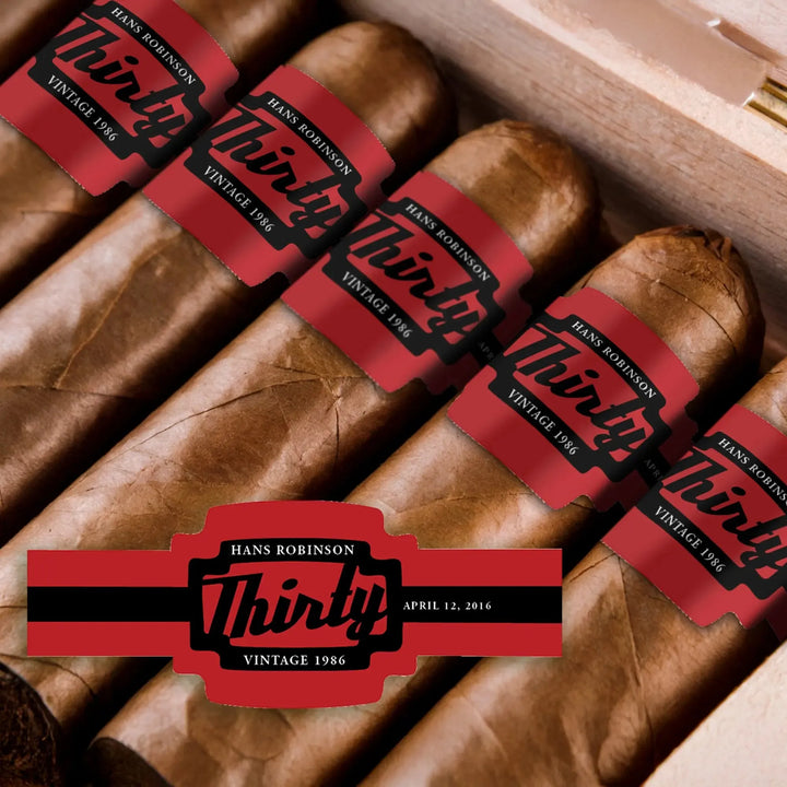 Retro Birthday Cigar Bands - iCustomLabel