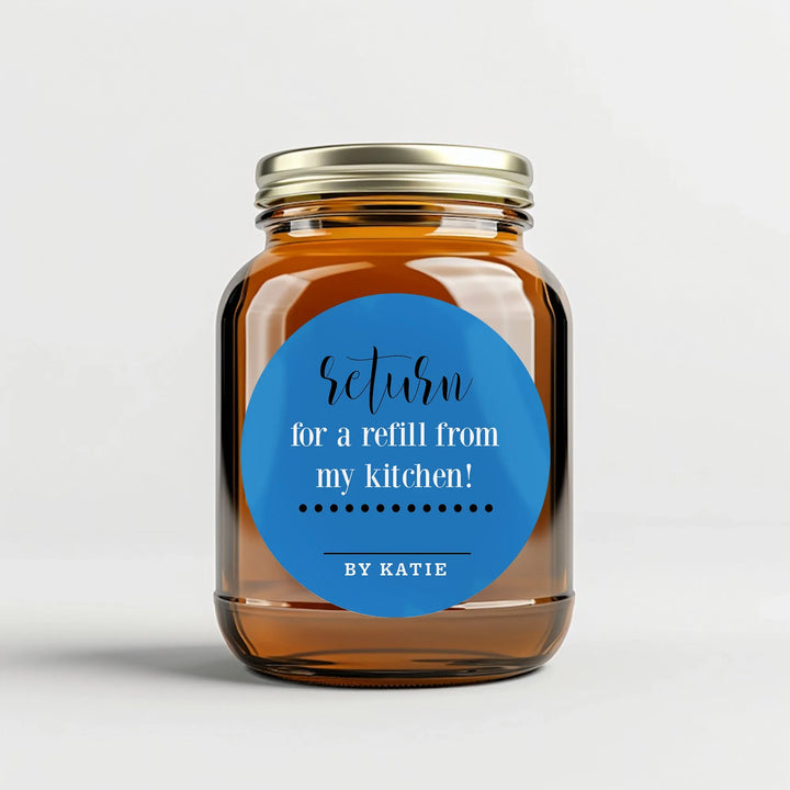 Return For Refill Canning Labels - iCustomLabel