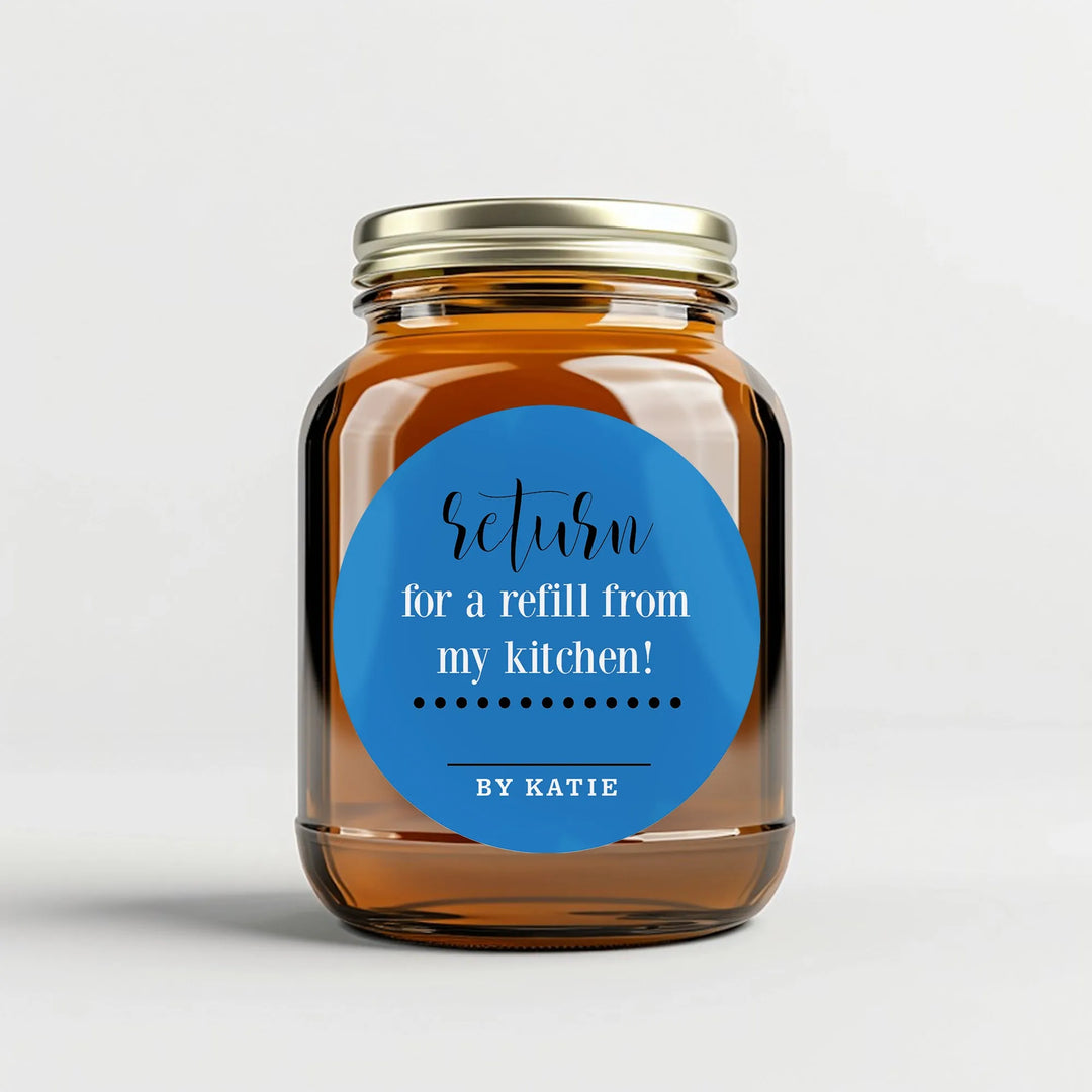 Return For Refill Canning Labels - iCustomLabel