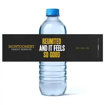 Reunited Water Bottle Labels - iCustomLabel