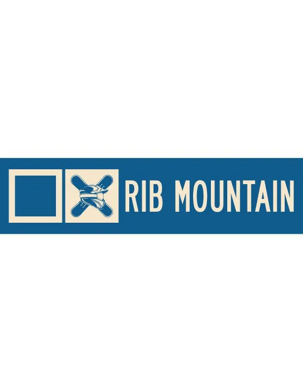 Rib Mountain Ski Trail Metal Sign - iCustomLabel