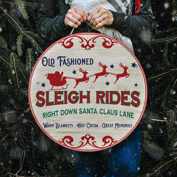 Right Down Santa Claus Lane Christmas Door Decorations - iCustomLabel