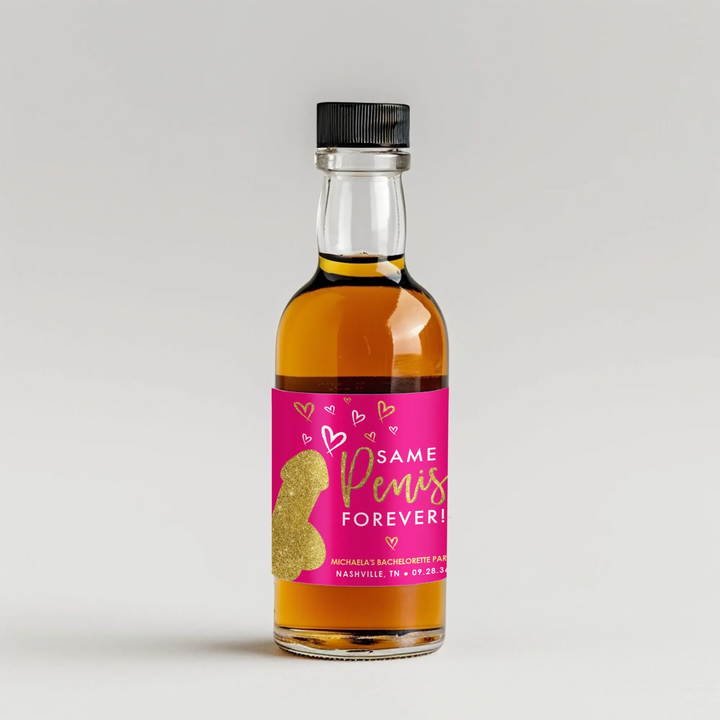 Same Penis Forever Mini Liquor Label - iCustomLabel